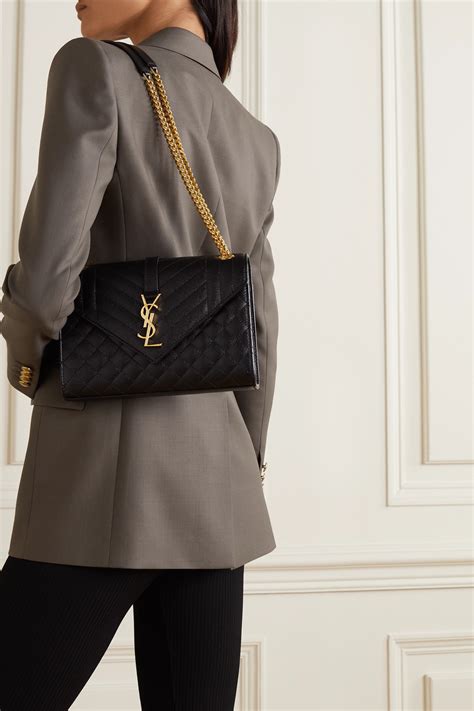 ysl envelope bag dimensions|YSL medium envelope bag.